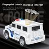 Kids' Fingerprint - Locked Safe & Cartoon Police Car Piggy Bank - Perfect for Holiday Gifts & Toy Exhibits