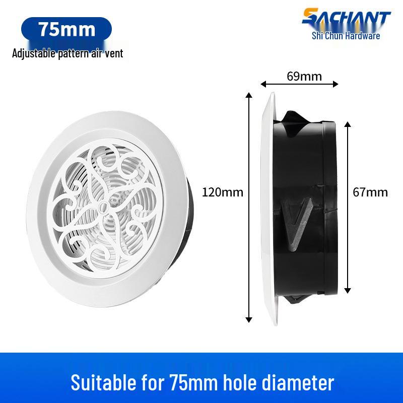 Adjustable ABS Round Vent for Central Air Conditioning