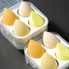 Eggshell Makeup Sponge - Non-Absorbent, Super Soft, Dual-Use for Dry & Wet Application, Boxed Makeup Puff