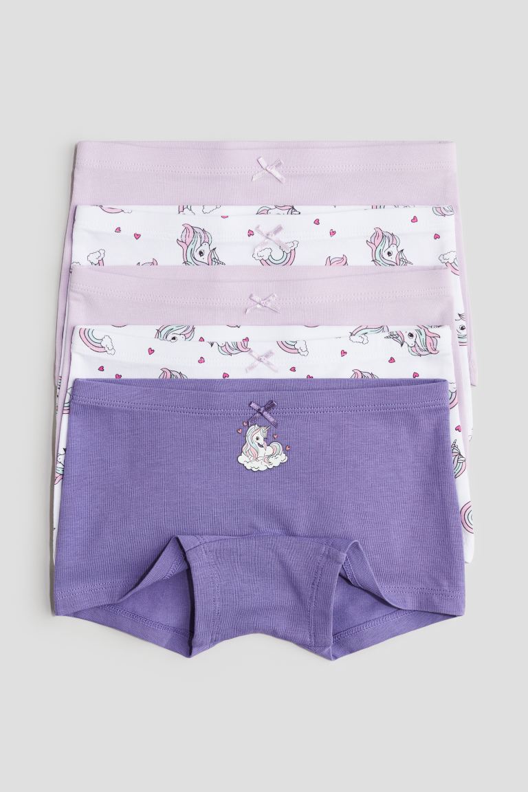 

Комплект из 5 трусов-боксеров HM Purple Unicorn