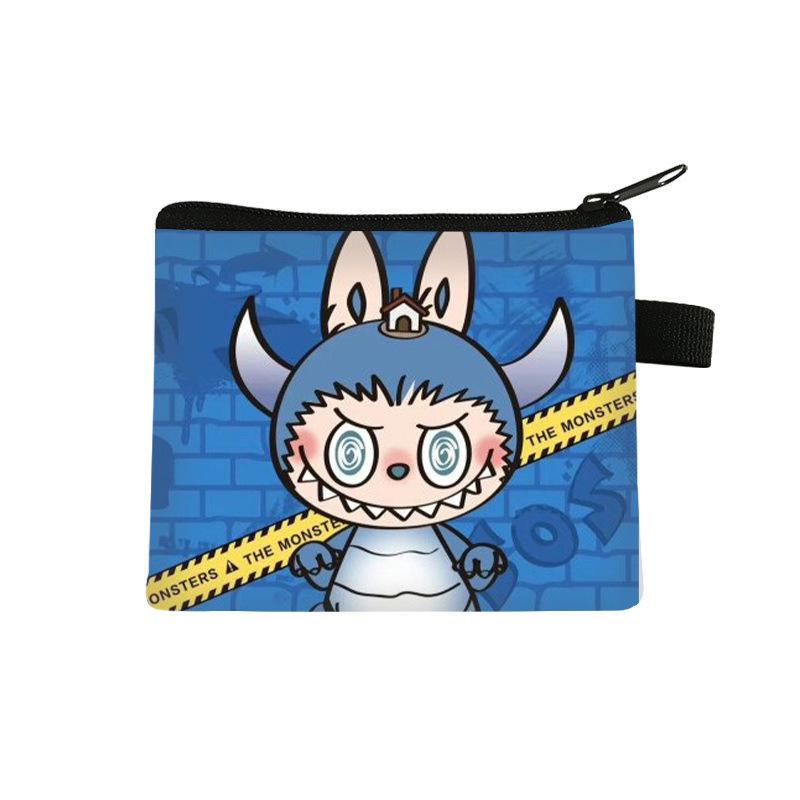 Labubu Children's Coin Purse, Elementary School Boy and Girl Cartoon Storage Bag, Cute Large Capacity Bag CLE