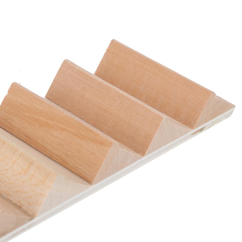1:12 Miniature Wood Staircase DIY Step Stair Crafts Decorative Dollhouse AccessoriesStaircase Without Handrail