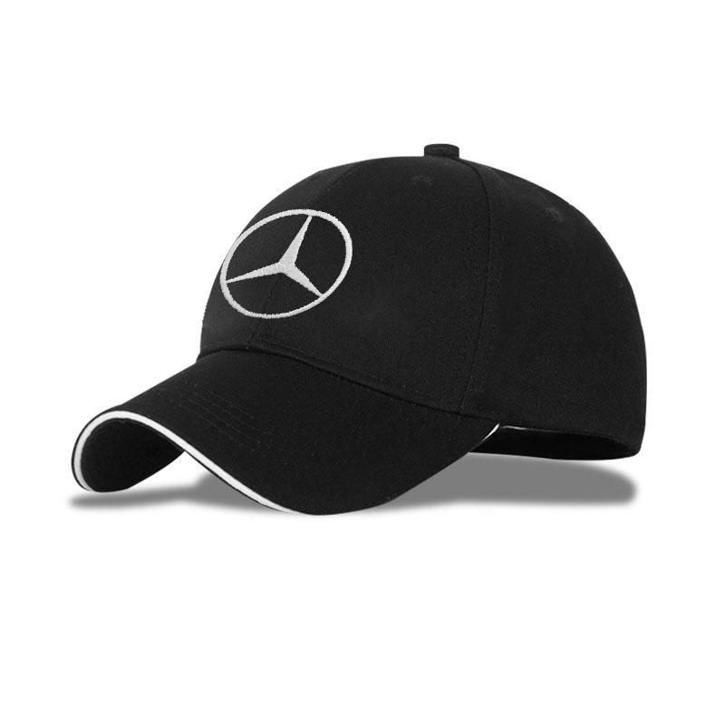 Fashion Men Women Car LOGO Baseball Cap Car Sun Hat For Mercedes Benz C260 C200 C180 GLA/E/C/E/S Class AMG E43 E260 E300 E320 E400