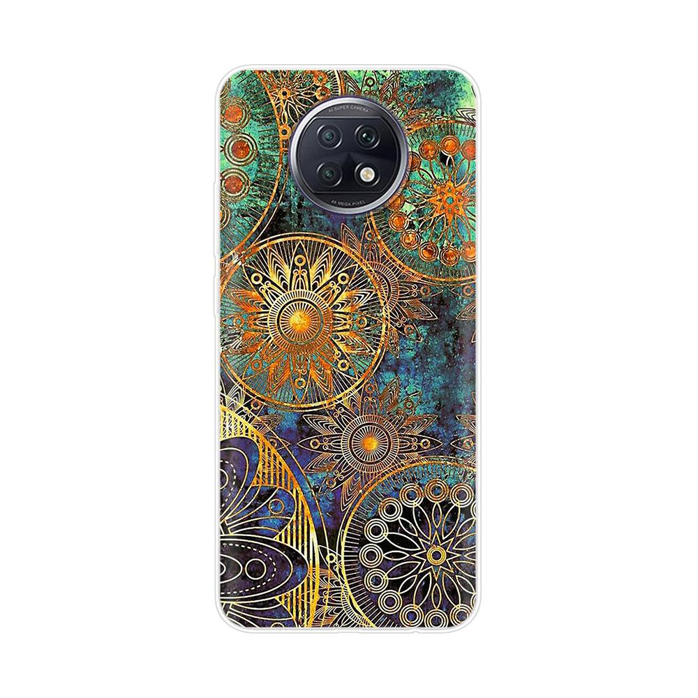 Fashion TPU Phone Case For Xiaomi Redmi Note 9T Soft Silicone Painting Case for Redmi Note 9T 5G Case Note9T 9 T coque flower