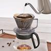 HARIO Coffee Dripper with Measuring Scale 01 Clear Gray 1-2 Cups