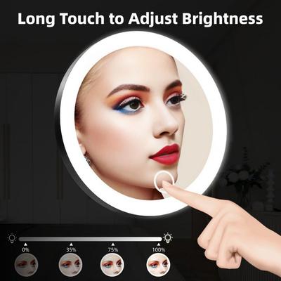 Kosmetikspiegel LED-Licht Pinzette 360 Grad drehbar 10/20/30-facher Vergrößerungsspiegel Wandmontage Handheld Drehbarer Sockel Schminkspiegel