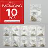 EMANCO 10PCS Bead Chain Stainless Steel Chain Choker Necklace Women Chain Necklace Sets for Women Gift Wholesale