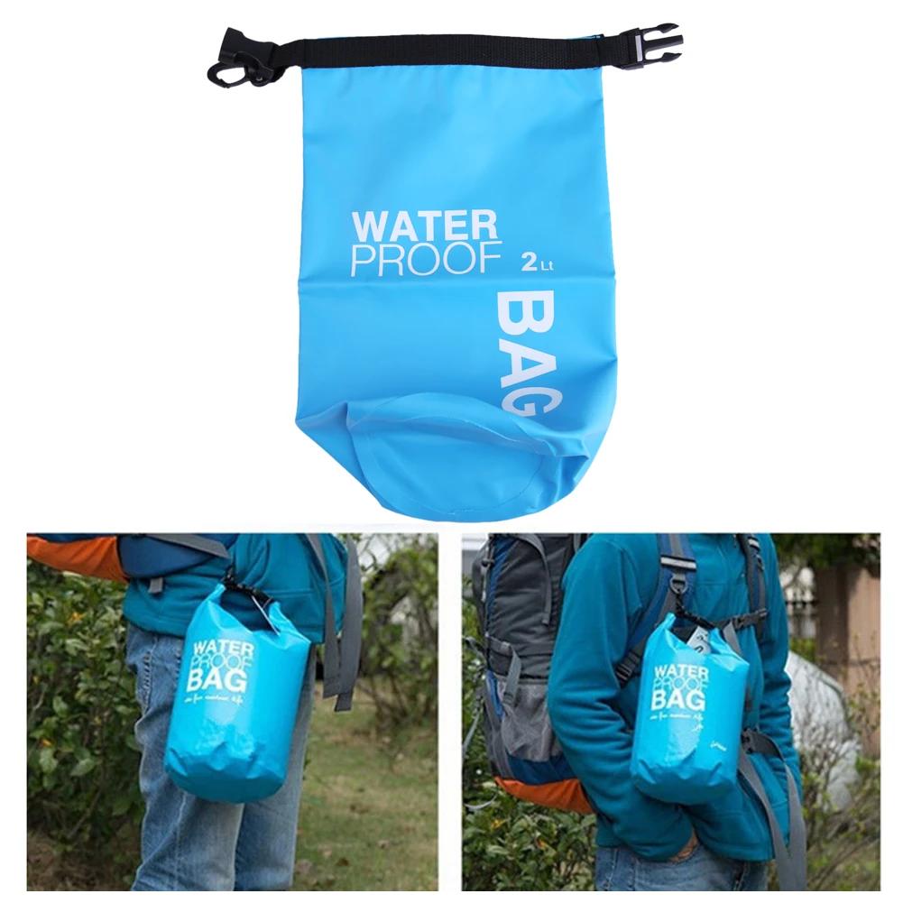 2L/5L Wasserdichter Trockensack Packsack Schwimmen Rafting Kajakfahren Handytasche Flusswandern Schwimmend Segeln Langlebige Wassertasche