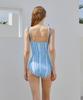 VIKINI VENDER Kipi Ribbon Monokini - Blue Stripe