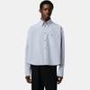 Ami Paris Cropped Oversized Oxford Shirt USH123-CO0031-4502