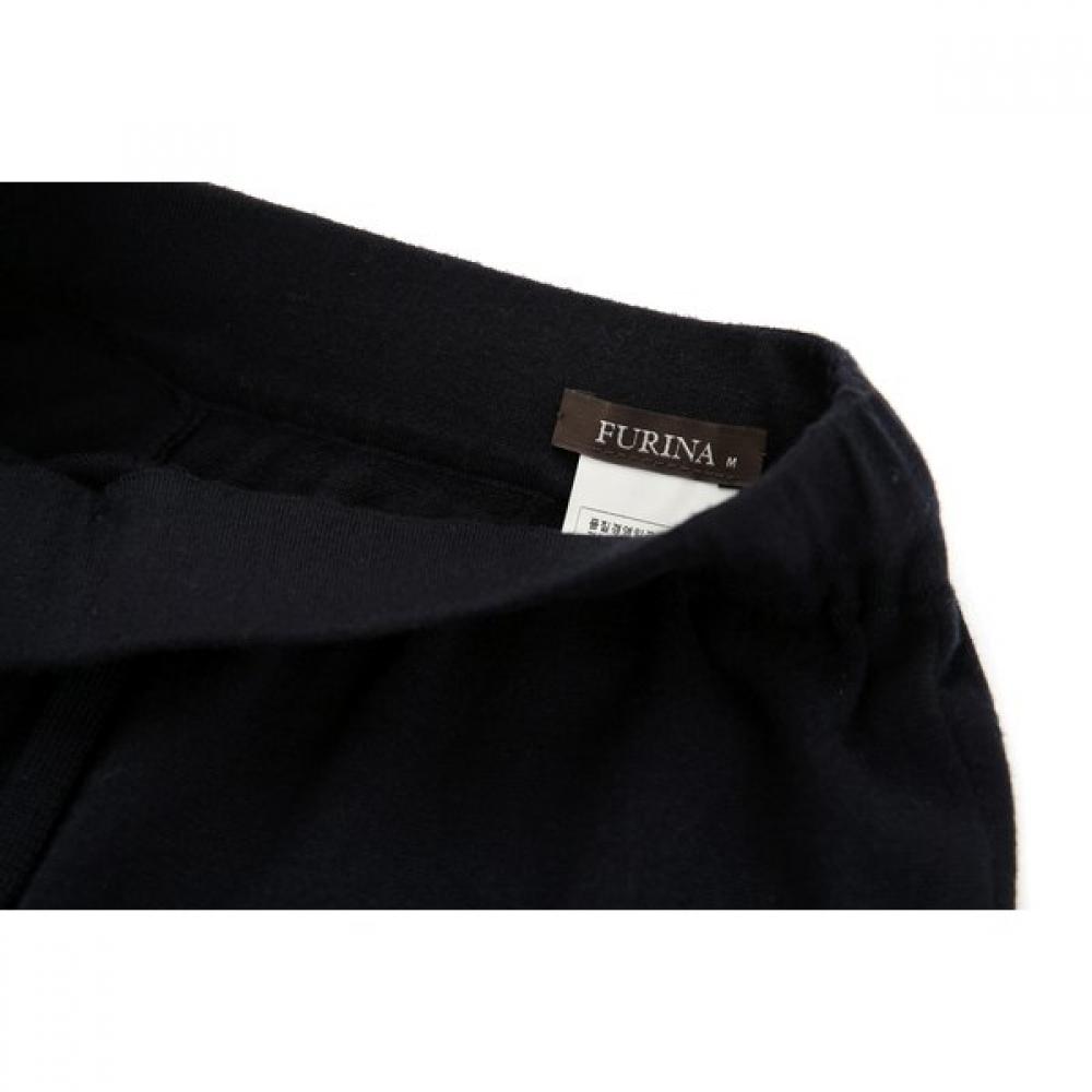 Furina Wide Pants Milano Wool Cotton Knit Banding