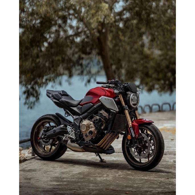 Lorababer Bobines Support Bras Oscillant Moto - Compatible Honda CB650R CBR650R 2019-2020, Curseur Roue Arrière CNC (Noir)