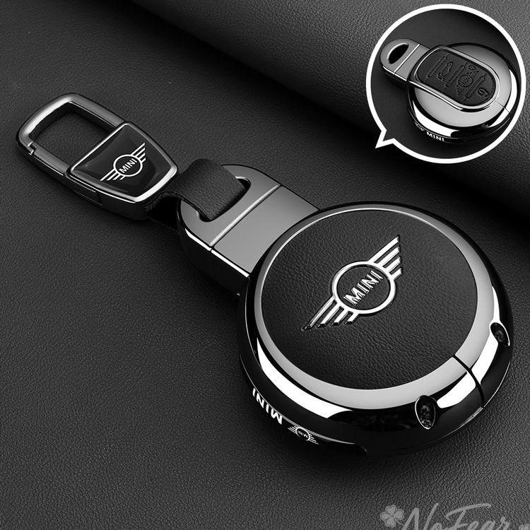 BBIO8 Zinc alloy Car Remote Key Cover Case Shell Protector For BMW MINI COOPER S ONE JCW F54 F55 F56 F57 CLUBMAN COUNTRYMAN Stickers