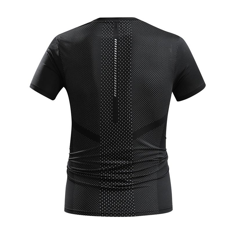 T-shirt Men s Ice Silk Quick Drying Men s Quick Drying Short Sleeved Men s Ice Silk Short Sleeved Men 2XL