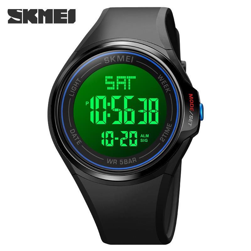 Skmei 1810 Luminous Digital Watch: Multifunction, Waterproof, Timer, Alarm for Men & Women