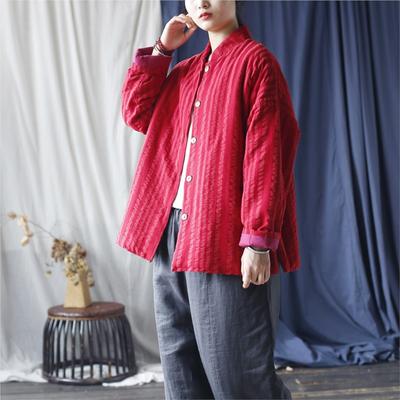 Woman Winter Vintage Style Loose Woman Winter Long Sleeves Coats