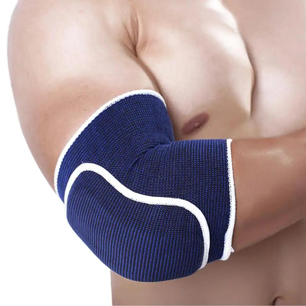 2pc Elbow Pads Protector Arm Brace Support Elbow and Knee Protectors Volleyball Basketball Elastic Sleeves Protection