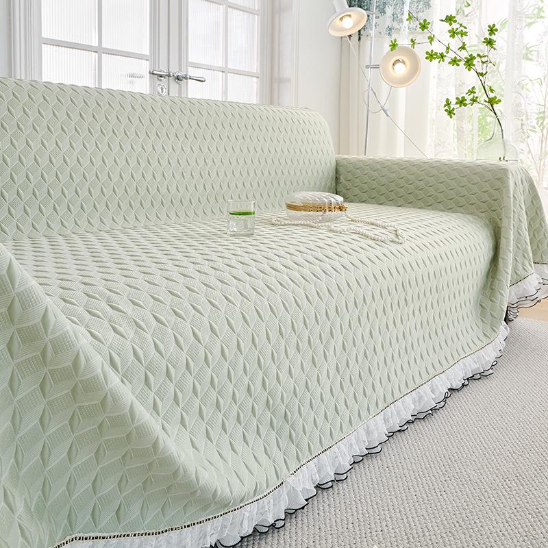 2025 3D Cooling Ice Silk Sofa Cover: All-in-One Summer Blanket & Cushion