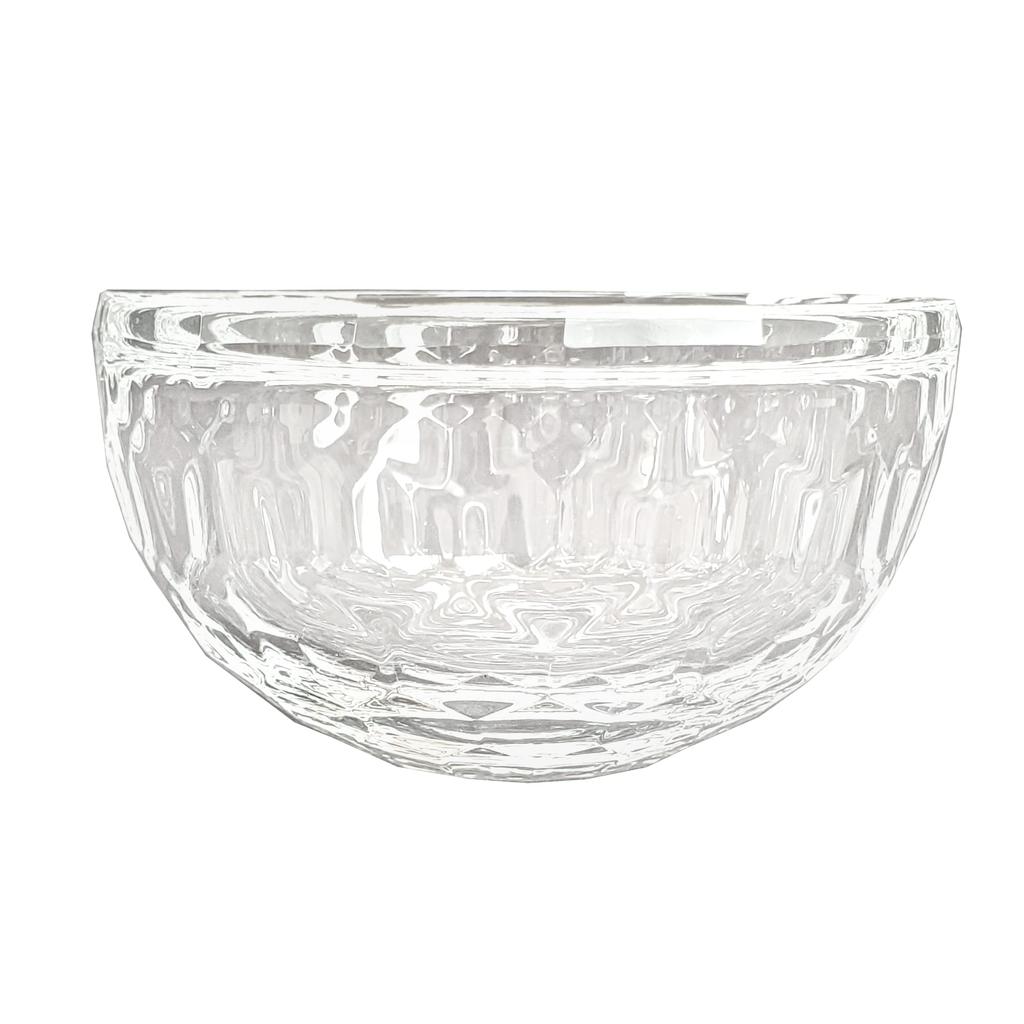 Buddhist Orb Incense Burner, 3.0 inches, Clear Crystal, Stylish Modern Buddhist Altar Accessories