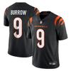 Cincinnati Bengals NFL Football Jersey Joe Burrow Maglia Uniforme Replica da Uomo Abbigliamento Giorno della Partita per i Fan