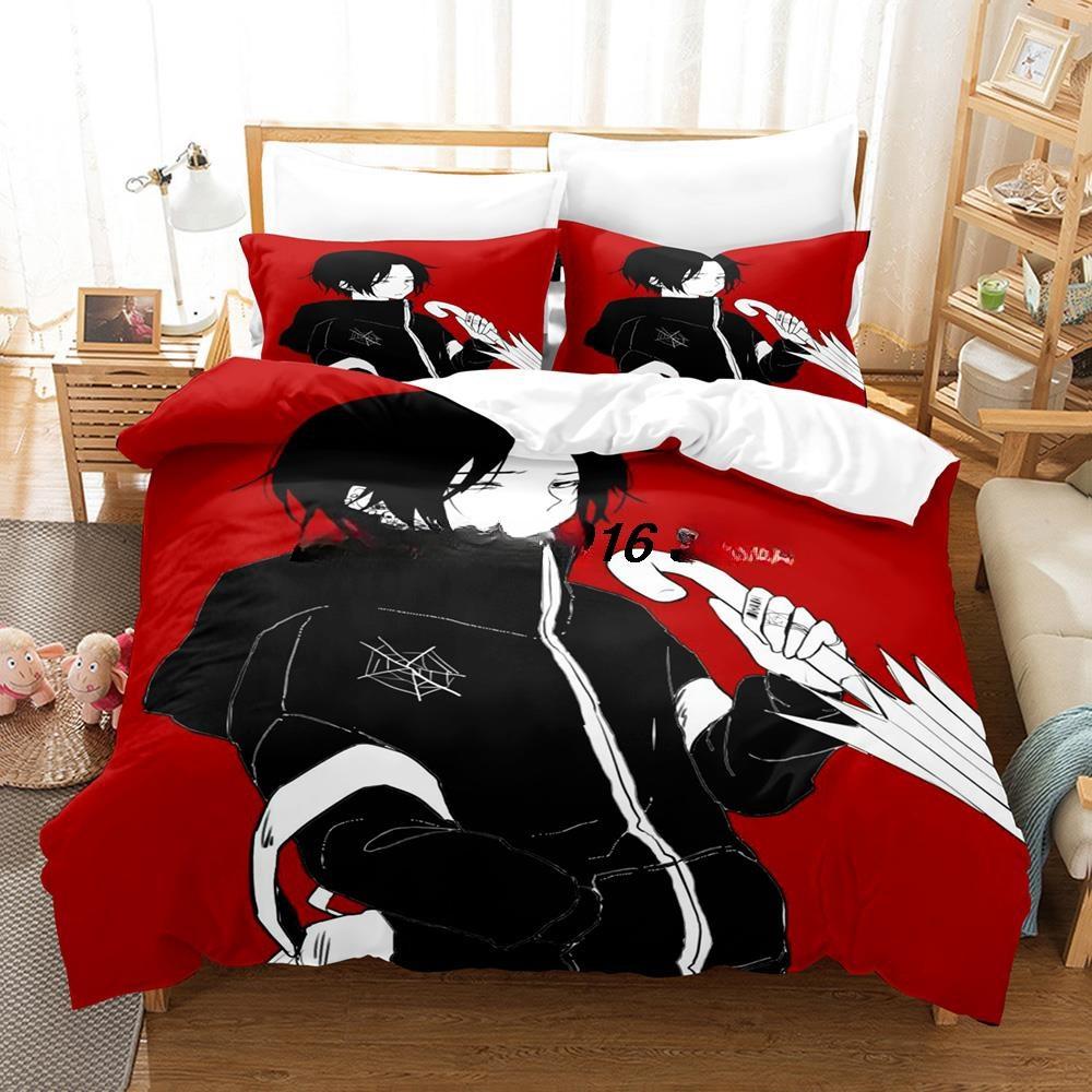 3D Printing Anime HUNTER×HUNTER Feitan Bedding Set Single Twin Full Queen King Size Bed Set Adult Kid Bedroom Duvet cover Sets