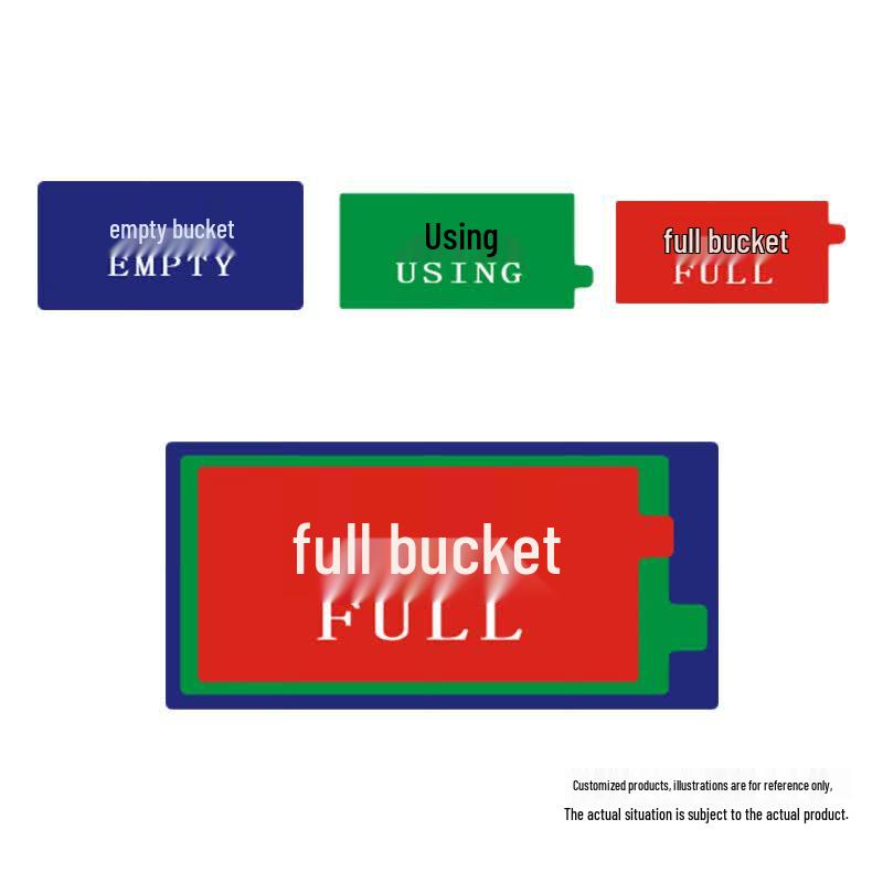 TECHAIN Oxygen Chemical Cylinder Status Labels