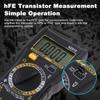 Digital Multimeter, 1999 Counts, AC DC Voltage Tester with Current, Capacitance, Diode and Continuity Test, Data Hold,