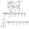 2 Set M8 Hammock Hanging Kit Stainless Steel Hammock Mount Kit  Boat Rigging