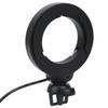 4in Mini LED Ring Light Soft Beauty Fill Light with Clip for Video Call Live Online Meeting