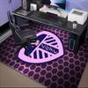 Fc Crest Design Printed Office Carpet Chair Cushion  Entryway Rug, Rugs for Living Room, Bedroom Christmas gifts
