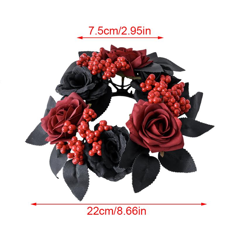 1PC Lightweight Wreath Halloween Decorations Mini Wreaths for Spooky Party Multiple Options Available