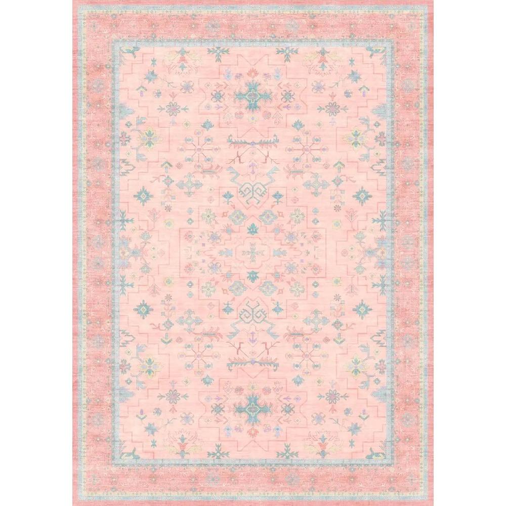 Scandinavian Style Understated Pink and Green Carpet for Living Room Decor Sofa Rug Bedroom Bedside Rug Kitchen Dining Table Mat