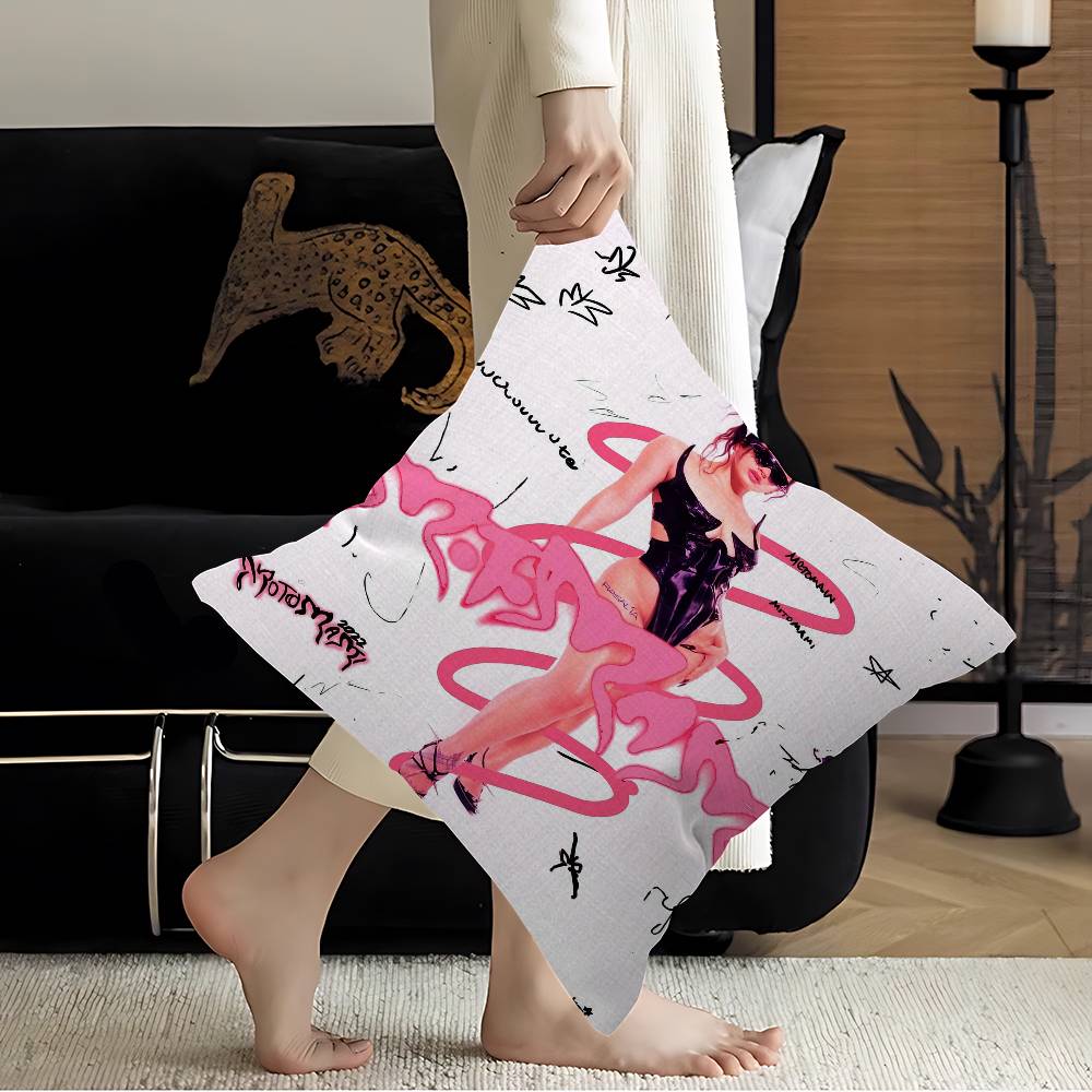 Singer Rosalia Spanish MOTOMAMI Personalized Pillow Cover Kids Bedroom Wild Party Decor Pillowcase kid Birthday shower Gift