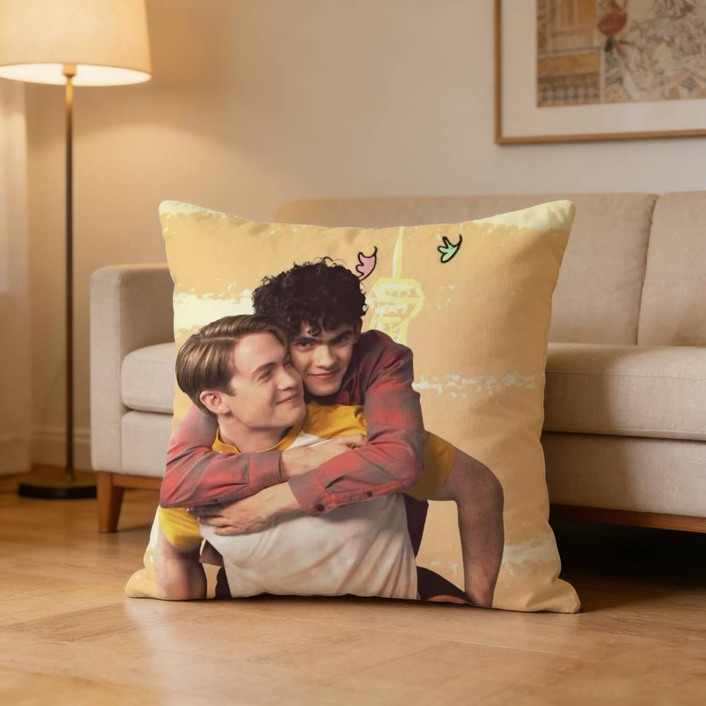 H-Heartstopper Nick Charlie Pillow Case For Sofa Living Room Home Office Decor Protective Cover