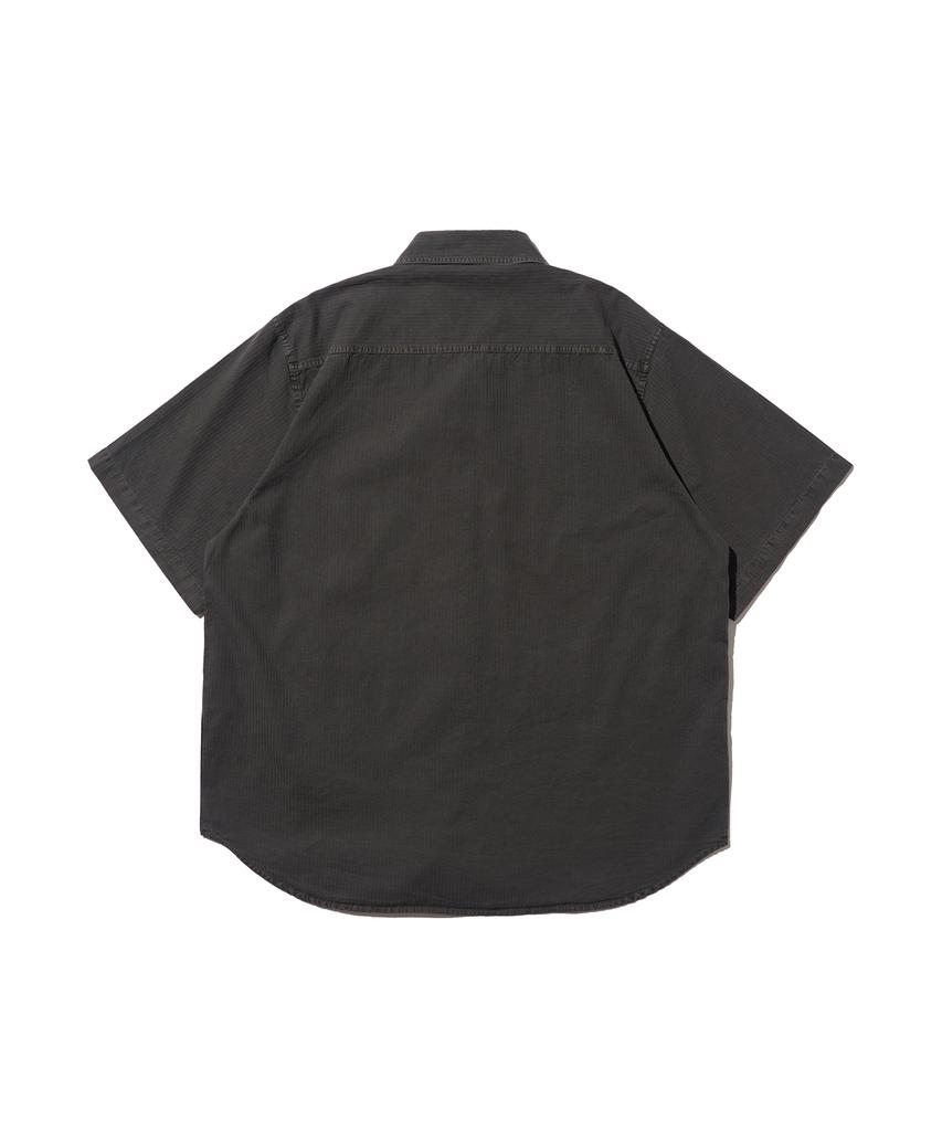 ANALOG MOOD Pigment Short Sleeve Shirt (Charcoal)