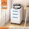 Under-Desk Mobile Metal Filing Cabinet with Locking Drawer and Office Storage