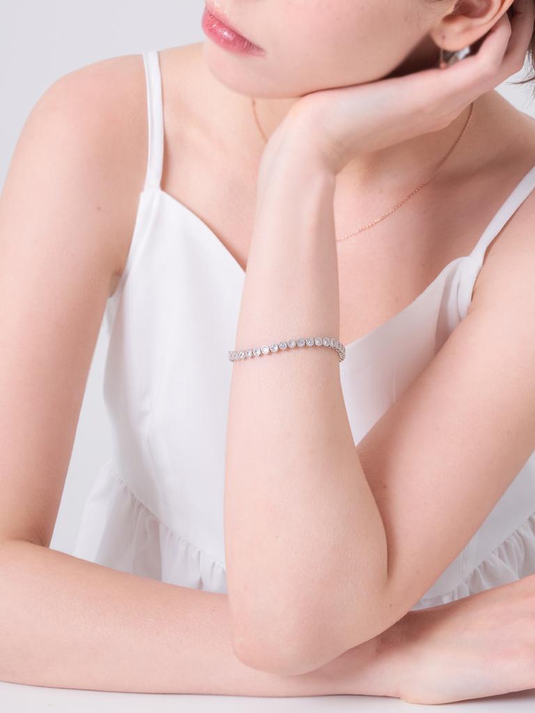 Ellejewelry Twinkle Classic Tennis Bracelet Elbrbb105