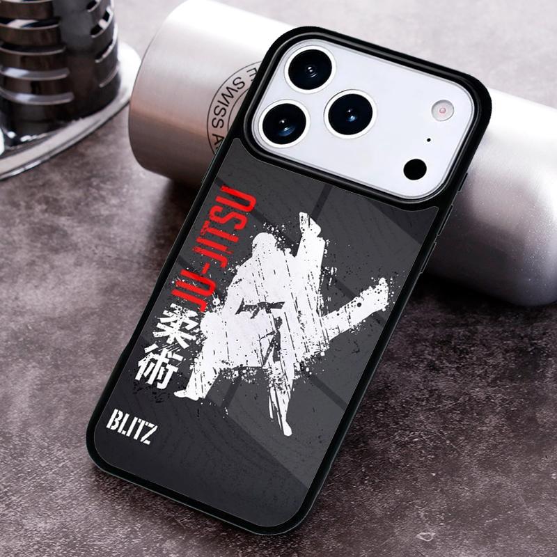 sport Martial Art MMA Fight Jiu Jitsu Phone Case For iPhone 17,16e,15,14,13,12,11,Mini,Pro,MAX soft Silicone Cover