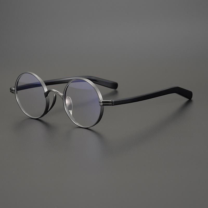 Pure Titanium Anti-Blue Light Glasses Frame, Small Style, 101 Model, Inspired by Guzhou Zeng Shunxi Wanniangui.