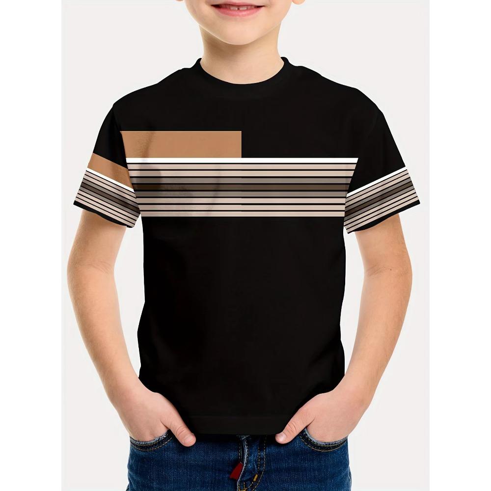 T-shirts, children's summer clothing, boys' clothing, comfortable streetwear, boys' clothing