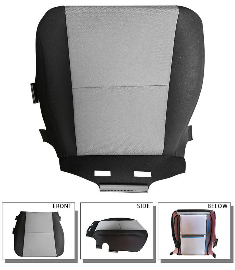 Front Left Driver Bottom Cloth Seat Cover For Chevy Silverado 1500 2500HD 3500HD