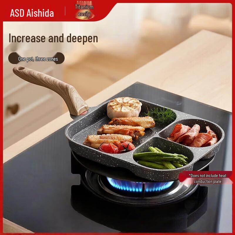 ASD Non-stick 4-Hole Frying Pan