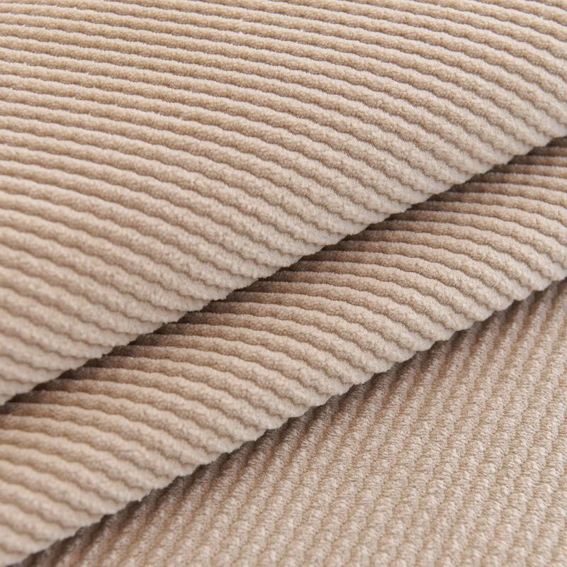 Foreign Trade Solid Color Simple Modern Striped Corduroy Sofa Cushion Autumn And Winter New Sofa Cover Non-Slip Seat Cushion Cover Cloth