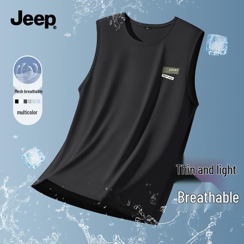JEEP Men s Summer Mesh Quick-Dry Cooling Vest Top 3XL