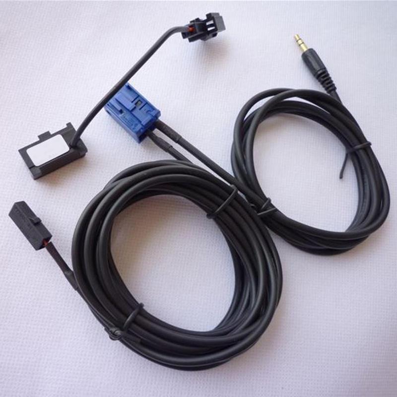 

3.5mm AUX Cable with Mic Cord Replacement Audio Input Harness for 207 307 308