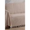 Natural Sofa Cover Ecru Covering The Arms 180x300