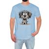 Funny Dog Mens T-Shirt Cartoon Character Cute Retro Animal Lover Gift