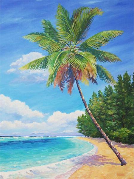 

Полный квадратный круглый DIY алмазная живопись дерево морской домашний декор вышивка пейзаж мозаика настенное искусство Full Round 20x30CM