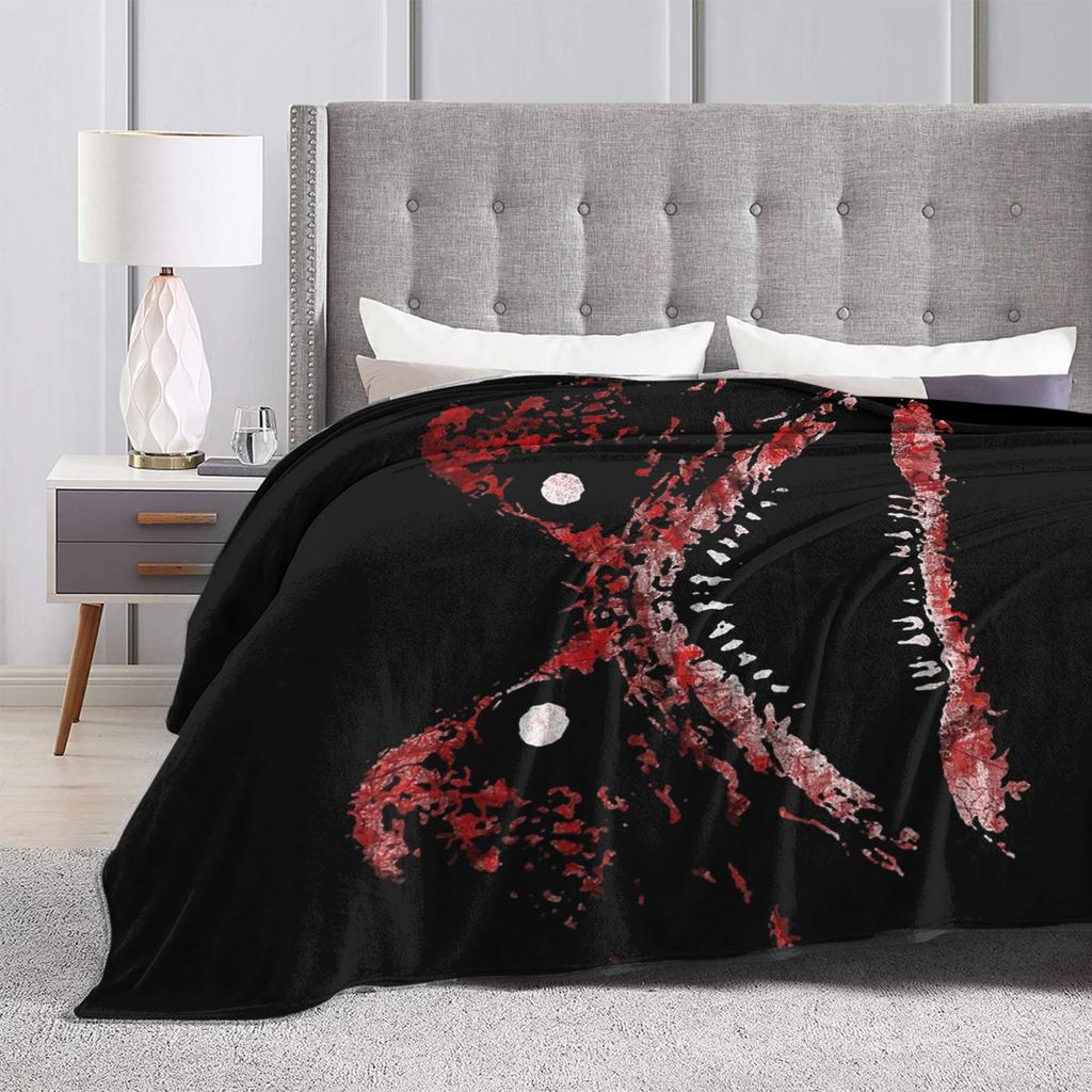 Iron Lung Horror Movie Knitted Blankets Velvet Lightweight Throw Blanket for Bedding Couch Bedroom Quilt