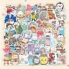 60 Winter-Themed Cute Cartoon Stickers for Journals & Notebooks – DIY Decor PVC Set